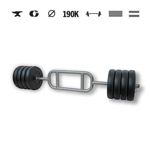 GazoFitness® Trizepshantel 45 kg