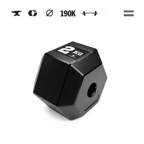 GazoFitness® Hexagon-Hantelscheibe 2 kg