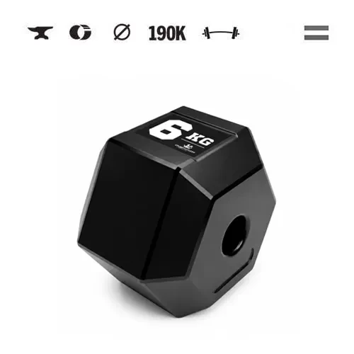 GazoFitness® Hexagon-Hantelscheibe 6 kg