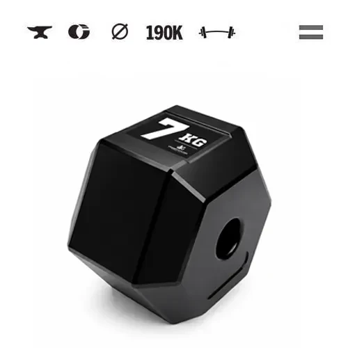 GazoFitness® Hexagon-Hantelscheibe 7 kg