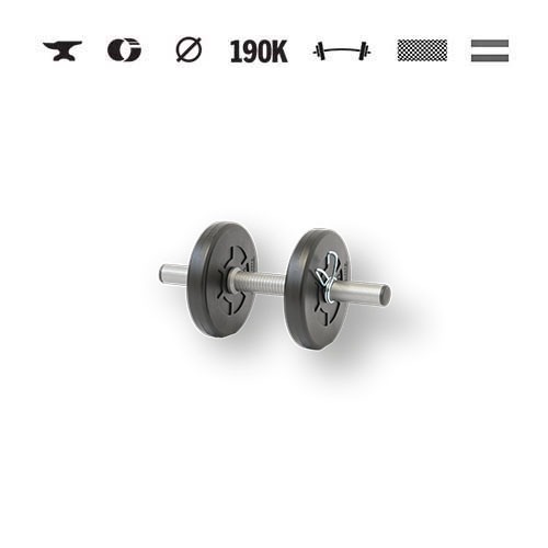 GazoFitness® Kurzhantel 3 kg (1 Stk.)