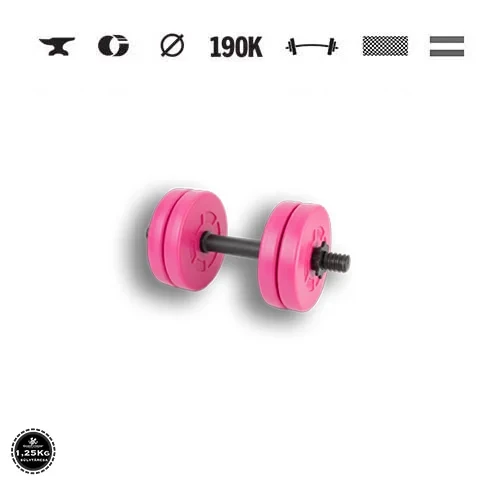 GazoFitness® Kurzhantel 6 kg (1 Stk.), rosa