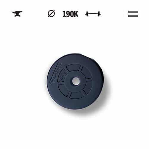 GazoFitness® Hantelscheiben-Set 2 × 17,5 kg (gesamt 35 kg) – Bild 4