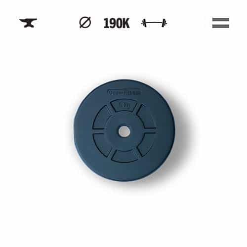 GazoFitness® Hantelscheiben-Set 2 × 17,5 kg (gesamt 35 kg) – Bild 3