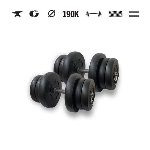 GazoFitness® Kurzhanteln 2 × 21 kg (gesamt 42 kg)