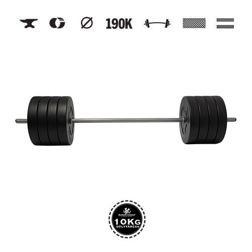 GazoFitness® Verstellbare Langhantel 84 kg
