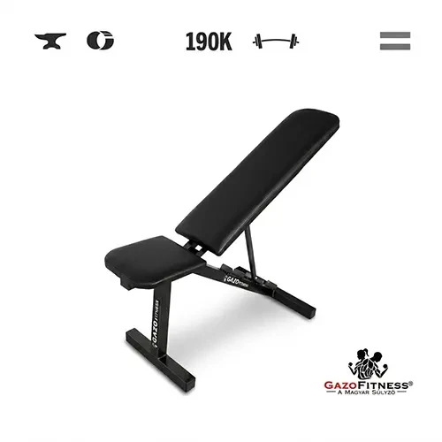 GazoFitness® Verstellbare Hantelbank (Studioqualität)