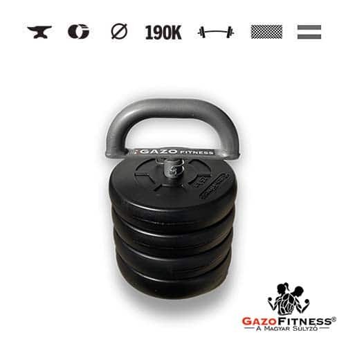 GazoFitness® Verstellbare Kettlebell 11,5 kg – Bild 2