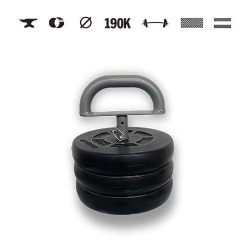 GazoFitness® Verstellbare Kettlebell 16,5 kg