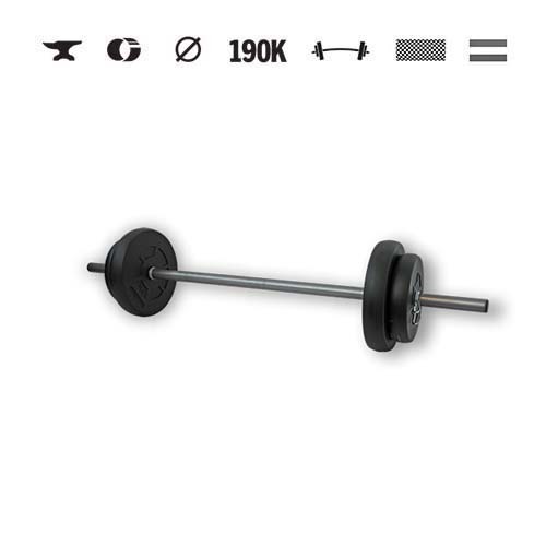 GazoFitness® Langhantel 18 kg