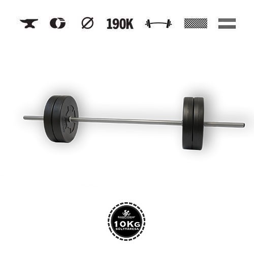GazoFitness® Langhantel 42 kg mit Stange 150 cm – Scheiben 4 × 10 kg