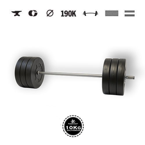 GazoFitness® Langhantel 67 kg mit Stange 150 cm