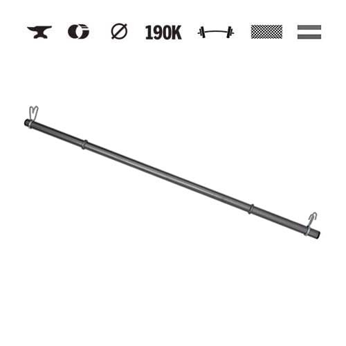 GazoFitness® Gerade Hantelstange 120 cm
