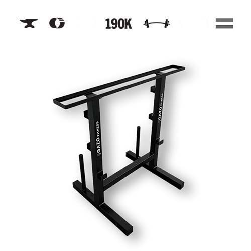 GazoFitness® Ständer für Stangen und Kurzhanteln mit Scheibenhalter