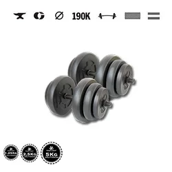 GazoFitness® Hantelset Hardcore 123 kg – Bild 4