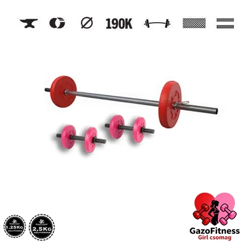 GazoFitness® Hantelset Hardcore 15 kg (Set für Frauen)