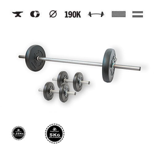 GazoFitness® Hantelset Hardcore 18 kg