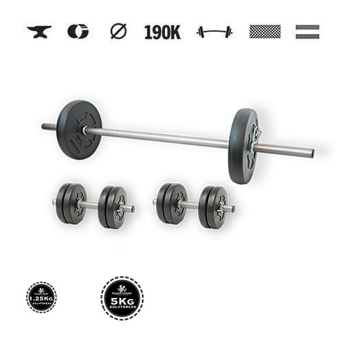 GazoFitness® Hantelset Hardcore 23 kg
