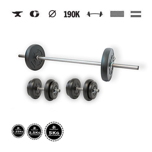 GazoFitness® Hantelset Hardcore 28 kg