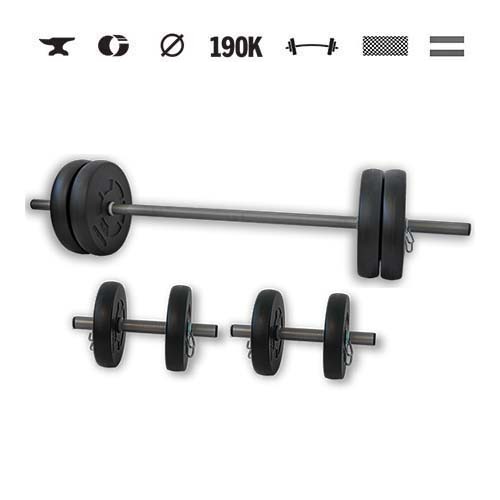 GazoFitness® Hantelset Hardcore 35 kg
