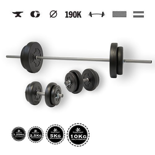 GazoFitness® Hantelset Hardcore 48 kg