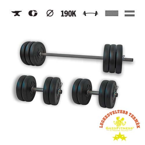 GazoFitness® Hantelset Hardcore 54 kg