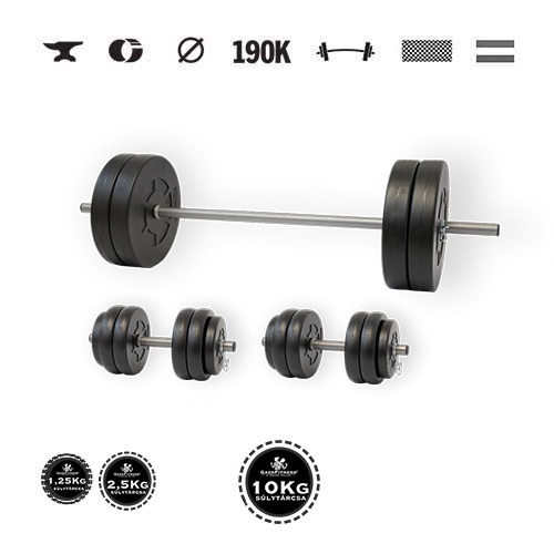 GazoFitness® Hantelset Hardcore 69 kg