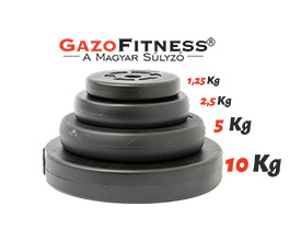 GazoFitness® Hantelset Hardcore 67,5 kg mit Gewindestangen – Bild 2