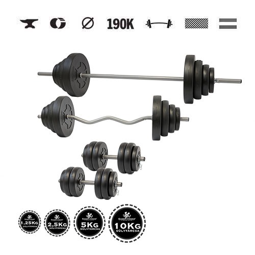 GazoFitness® Hantelset Hardcore Super 108 kg (Herbstaktion)