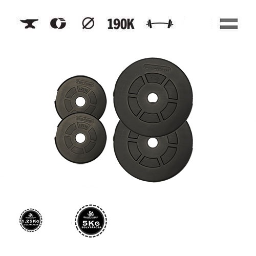 GazoFitness® Hantelscheiben-Set 12,5 kg