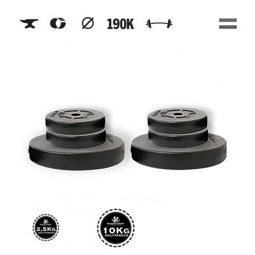 GazoFitness® Hantelscheiben-Set 2 × 15 kg (gesamt 30 kg)