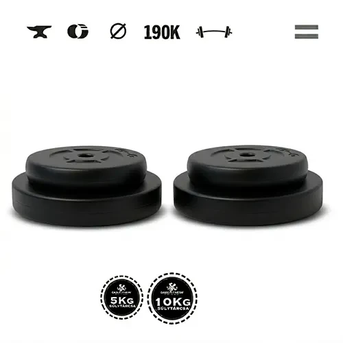 GazoFitness® Hantelscheiben-Set 30 kg – 2 × 10 kg + 2 × 5 kg