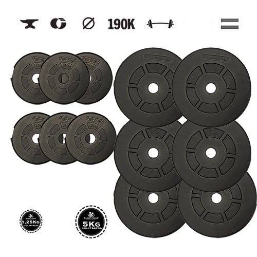 GazoFitness® Hantelscheiben-Set 37,5 kg