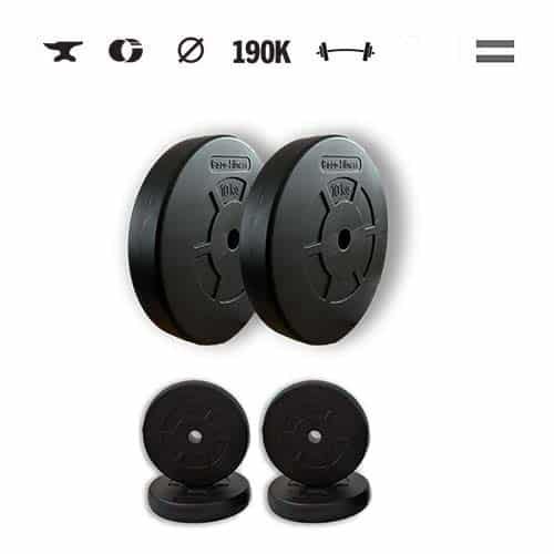 GazoFitness® Hantelscheiben-Set (gesamt 40 kg)