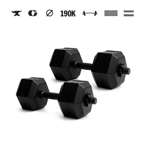 GazoFitness® Verstellbare Hexagon-Kurzhanteln 2 × 5,5 kg (gesamt 11 kg)