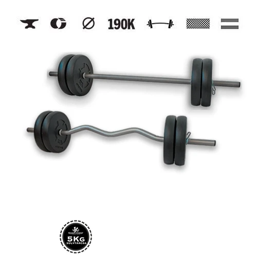 GazoFitness® Langhantel-Set 45 kg
